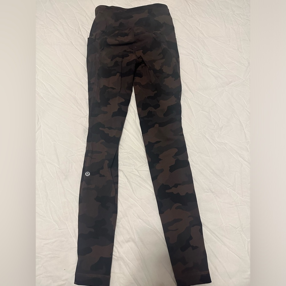 Lululemon Fast and Free Camo Leggings